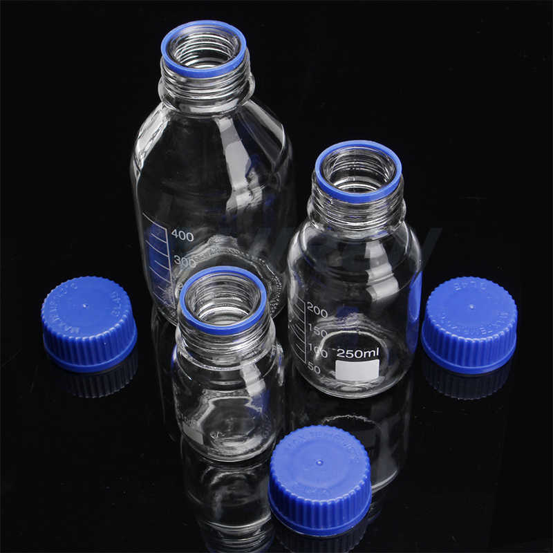 graduated reagent bottle 250ml GL80 screw cap online Amazon